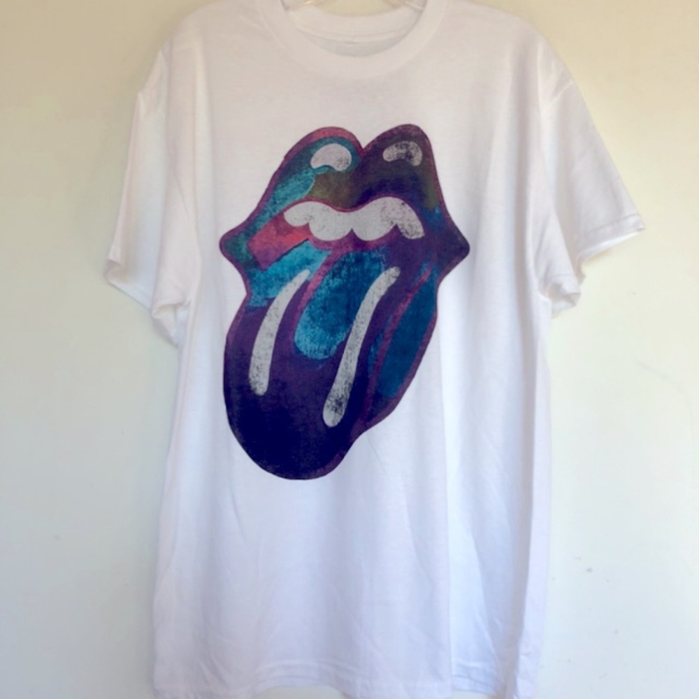 The Rolling Stones Tie Dye Tongue T Shirt